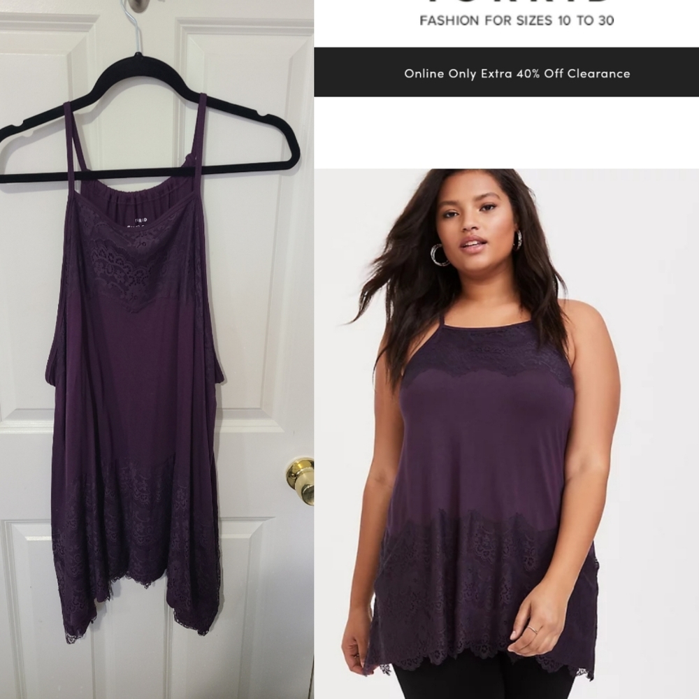 Purple tank top